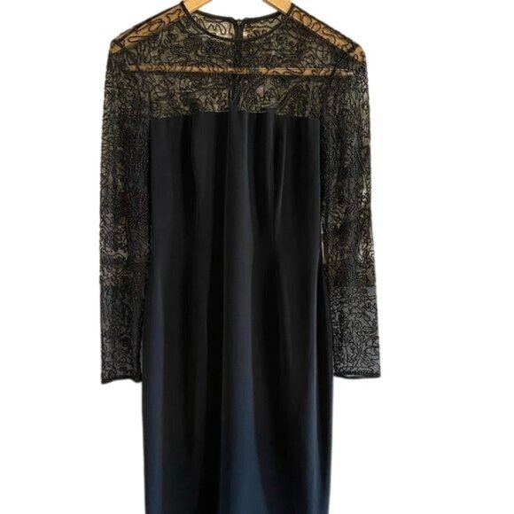 Niteline by Della Roufogali Long Sleeve Beaded sz4 - Picture 1 of 7